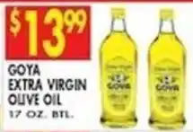 Compare Foods Goya extra virgin olive oil offer