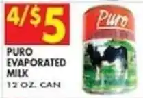 Compare Foods Puro evaporated milk offer