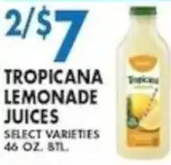 Compare Foods Tropicana Lemonade Juices offer