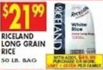 Compare Foods Riceland long grain rice offer