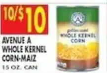 Compare Foods avenue a whole kernel corn-maiz offer