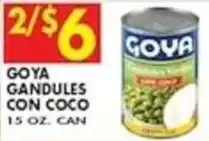 Compare Foods Goya gandules con coco offer