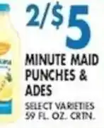 Compare Foods Minute Maid Punches & Ades offer