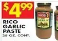 Compare Foods Rico garlic paste offer