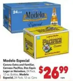 Vallarta Supermarkets Modelo Especial offer