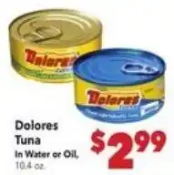 Vallarta Supermarkets Dolores Tuna offer