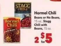 Vallarta Supermarkets Hormel Chili offer
