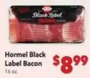 Vallarta Supermarkets Hormel black label bacon offer