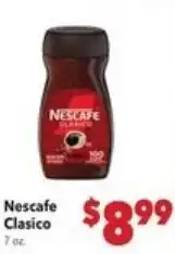 Vallarta Supermarkets Nescafe Clasico offer