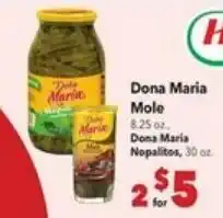 Vallarta Supermarkets Dona Maria Mole offer