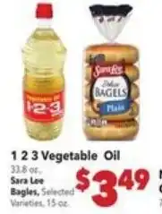 Vallarta Supermarkets Sara Lee Vegetable Oil offer
