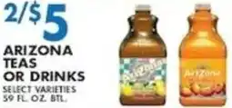 Compare Foods Arizona teas or drinks offer