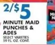Compare Foods Minute Maid Punches & Ades offer