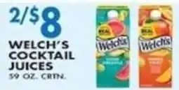 Compare Foods Welch's cocktail juices offer