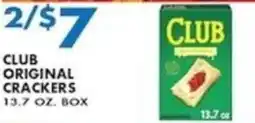 Compare Foods Club original crackers offer