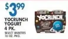 Compare Foods Yocrunch yogurt 4 pk offer