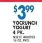 Compare Foods Yocrunch yogurt offer