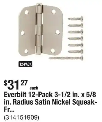 Everbilt radius satin nickel squeak-fr...