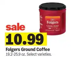 Meijer Folgers Ground Coffee offer