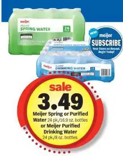 Meijer Meijer Spring or Purified Water offer