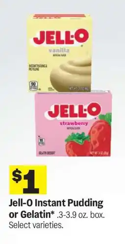 Meijer Jell-O Instant Pudding or Gelatin offer