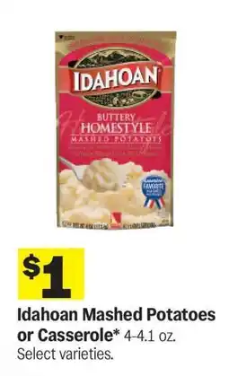Meijer Idahoan Mashed Potatoes or Casserole offer