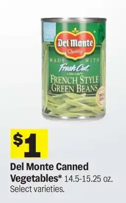 Meijer Del Monte Canned Vegetables offer