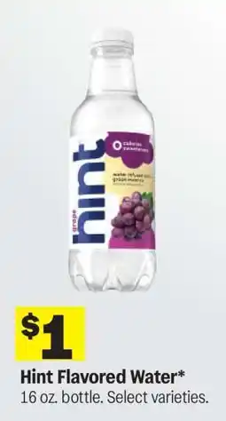 Meijer Hint Flavored Water offer