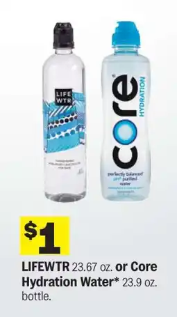 Meijer LIFEWTR or Core Hydration Water offer