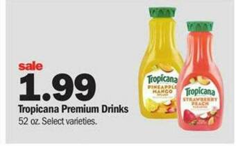 Meijer Tropicana Premium Drinks offer