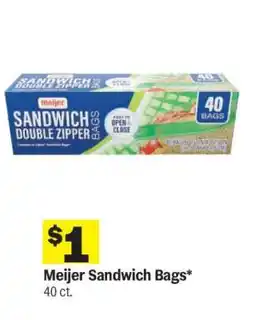 Meijer Meijer Sandwich Bags offer