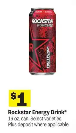 Meijer Rockstar Energy Drink offer