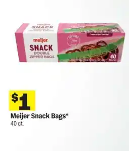Meijer Meijer Snack Bags offer