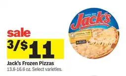 Meijer Jack's Frozen Pizzas offer