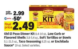 Meijer Old El Paso Dinner Kit offer
