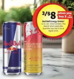Meijer Red Bull Energy Drinks offer