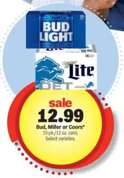 Meijer Bud, Miller or Coors offer