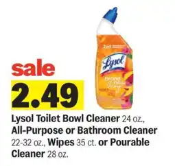 Meijer Lysol Cleaners offer