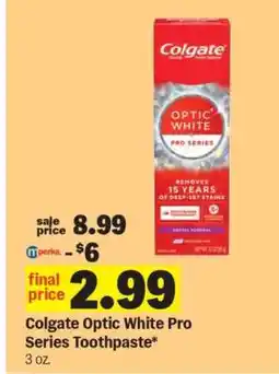 Meijer Colgate Optic White Pro Series Toothpaste offer