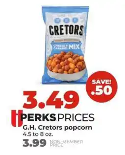 Hy-Vee G. H. Cretors Popcorn offer