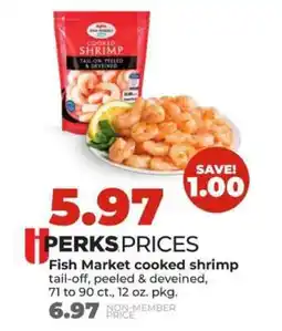 Hy-Vee Fish Market cooked shrimp offer