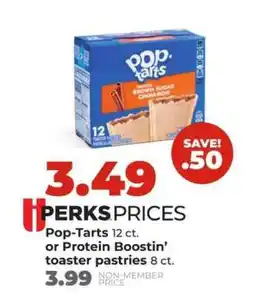 Hy-Vee Pop-Tarts or Protein Boostin’ toaster pastries offer
