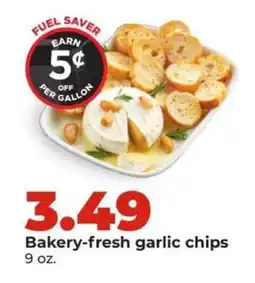 Hy-Vee Bakery-fresh garlic chips offer