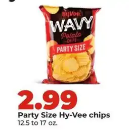 Hy-Vee Party Size Hy-Vee chips offer