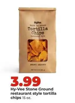 Hy-Vee Hy-Vee Stone Ground Tortilla Chips offer