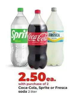 Hy-Vee Coca-Cola, Sprite or Fresca soda offer