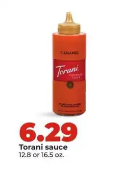 Hy-Vee Torani sauce offer