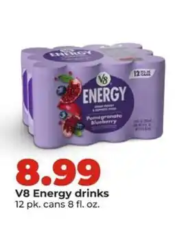 Hy-Vee V8 Energy Drinks offer