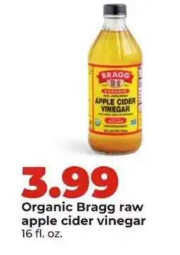Hy-Vee Organic Bragg raw apple cider vinegar offer