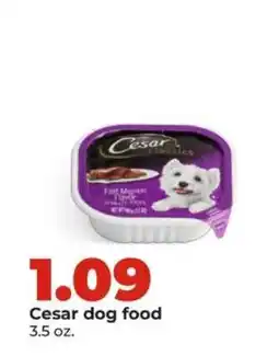 Hy-Vee Cesar Dog Food offer